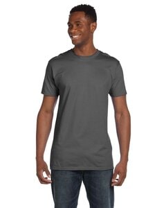 Hanes 498PT - Unisex Perfect-T PreTreat T-Shirt Smoke Gray