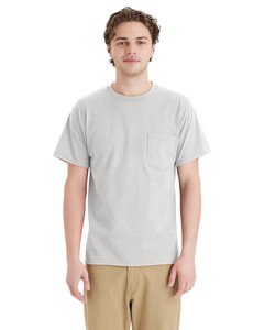 Hanes 5290P - Unisex Essential Pocket T-Shirt Ash