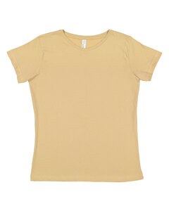 LAT 3516 - Ladies' Fine Jersey T-Shirt Latte