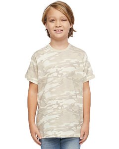 LAT 6101 - Youth Fine Jersey T-Shirt Natural Camo