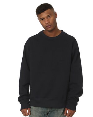 Bayside 4025 - Mens Super Heavy Oversized Crewneck Sweatshirt