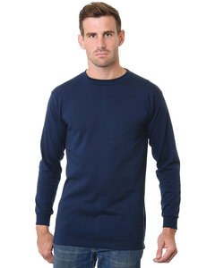 Bayside 6200TBA - Unisex Big & Tall Long Sleeve T-Shirt Navy