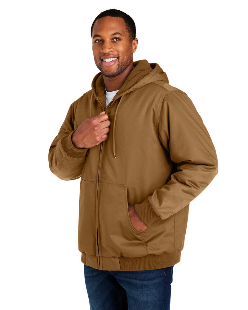 Harriton M722T - Men's Tall ClimaBloc® Heavyweight Hooded Full-Zip Jacket
