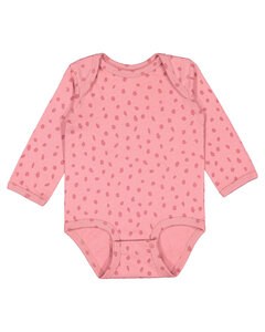Rabbit Skins 4421RS - Infant Long Sleeve Jersey Bodysuit Mauvelous Spot