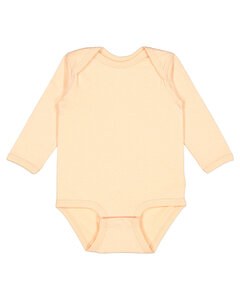 Rabbit Skins 4421RS - Infant Long Sleeve Jersey Bodysuit Peachy