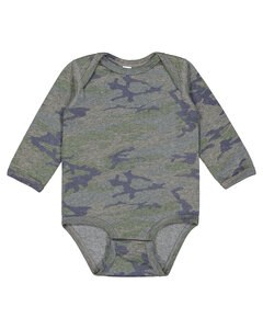 Rabbit Skins 4421RS - Infant Long Sleeve Jersey Bodysuit Vintage Camo