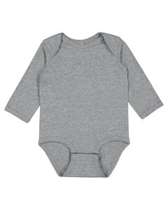 Rabbit Skins 4421RS - Infant Long Sleeve Jersey Bodysuit Granite Heather