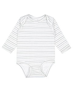 Rabbit Skins 4421RS - Infant Long Sleeve Jersey Bodysuit Shadow Stripe