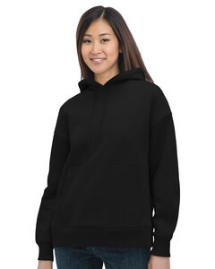 Bayside 7760BA - Ladies Hooded Pullover Black
