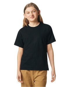 Gildan G670B - Youth Softstyle CVC T-Shirt Pitch Black