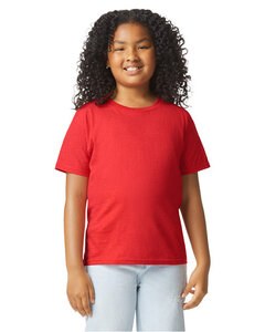 Gildan G670B - Youth Softstyle CVC T-Shirt Red Mist