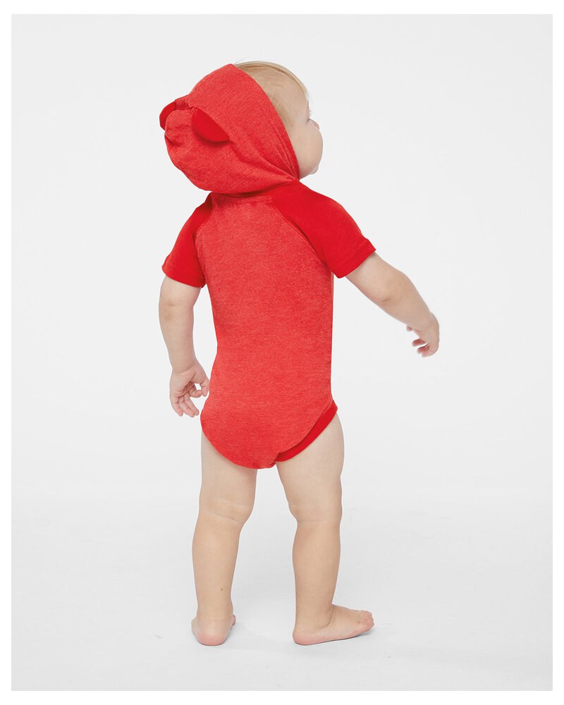 Rabbit Skins 4417 - Infant Character Hooded Bodysuit with Ears