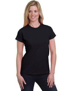 Bayside 5850 - Ladies Fine Jersey T-Shirt Black