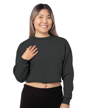 Bayside 7725 - Ladies Crop Crewneck