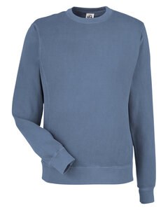 J. America 8731JA - Unisex Pigment Dyed Fleece Sweatshirt Denim