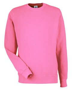 J. America 8731JA - Unisex Pigment Dyed Fleece Sweatshirt Paradise Pink