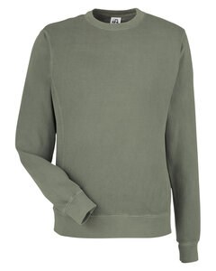 J. America 8731JA - Unisex Pigment Dyed Fleece Sweatshirt Spruce