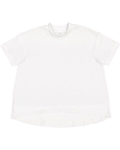 LAT 3519 - Ladies Hi-Lo T-Shirt White