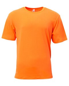 A4 N3013 - Adult Softek T-Shirt Safety Orange