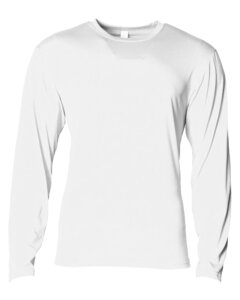 A4 N3029 - Men's Softek Long-Sleeve T-Shirt White