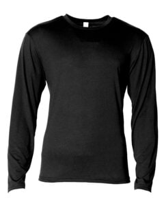 A4 N3029 - Men's Softek Long-Sleeve T-Shirt Black