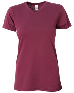 A4 NW3013 - Ladies Softek V-Neck T-Shirt