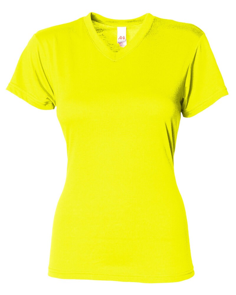 A4 NW3013 - Ladies Softek V-Neck T-Shirt