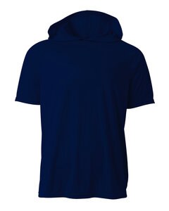 A4 NB3408 - Youth Hooded T-Shirt Navy