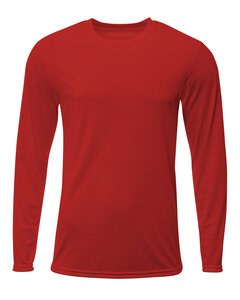 A4 NB3425 - Youth Long Sleeve Sprint T-Shirt Scarlet