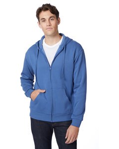Alternative Apparel 8805PF - Unisex Eco-Cozy Fleece Zip Hooded Sweatshirt Heritage Royal