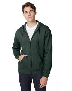 Alternative Apparel 8805PF - Unisex Eco-Cozy Fleece Zip Hooded Sweatshirt Varsity Green