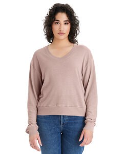 Alternative Apparel 5065BP - Ladies Slouchy Sweatshirt Vint Faded Pink
