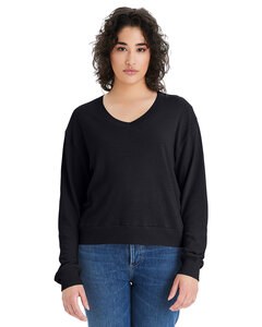 Alternative Apparel 5065BP - Ladies Slouchy Sweatshirt Black