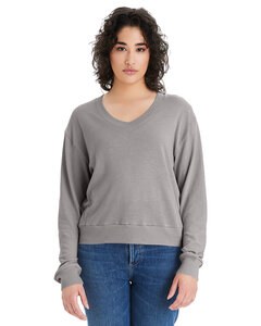 Alternative Apparel 5065BP - Ladies Slouchy Sweatshirt Smoke Grey