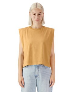 American Apparel 307GD - Ladies Garment Dyed Muscle Tank Faded Mustard