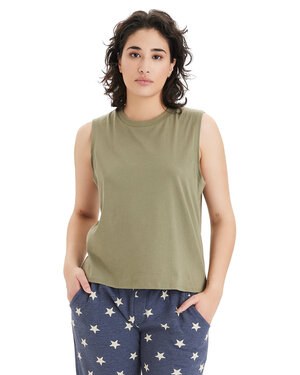 Alternative Apparel 1174C1 - Ladies Go-To Cropped Muscle T-Shirt