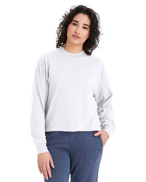 Alternative Apparel 1176C1 - Ladies Main Stage Long-Sleeve Cropped T-Shirt