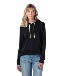 Alternative Apparel 8628NM - Ladies Day Off Hooded Sweatshirt Black