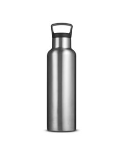 Columbia COR-002 - 21oz Double-Wall Vacuum Bottle With Loop Top Silver