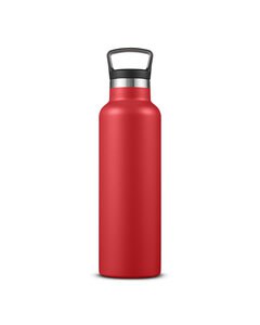 Columbia COR-002 - 21oz Double-Wall Vacuum Bottle With Loop Top Bright Poppy