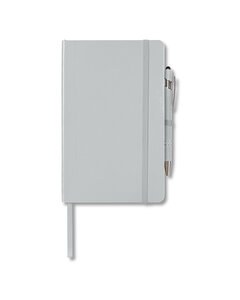 CORE365 CE090 - Soft Cover Journal And Pen Set Platinum