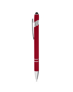 CORE365 CE052 - Rubberized Aluminum Click Stylus Pen Classic Red