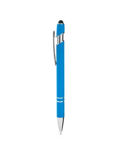 CORE365 CE052 - Rubberized Aluminum Click Stylus Pen Electric Blue