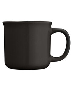 CORE365 CE060 - 12oz Ceramic Two-Tone Mug Black