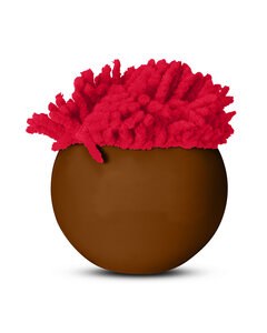MopToppers PL-1001 - Multi-Cultural Stress Reliever Brown Red