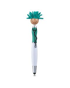 MopToppers P174 - Screen Cleaner With Stethoscope Stylus Pen Teal