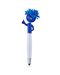 MopToppers P171 - Thumbs Up Screen Cleaner With Stylus Pen Blue