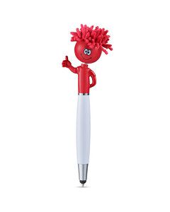 MopToppers P171 - Thumbs Up Screen Cleaner With Stylus Pen Red