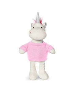 Prime Line TY6028 - 8.5" Plush Unicorn With T-Shirt Pink