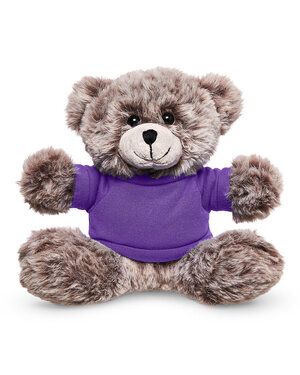 Prime Line TY6038 - 7" Soft Plush Bear With T-Shirt